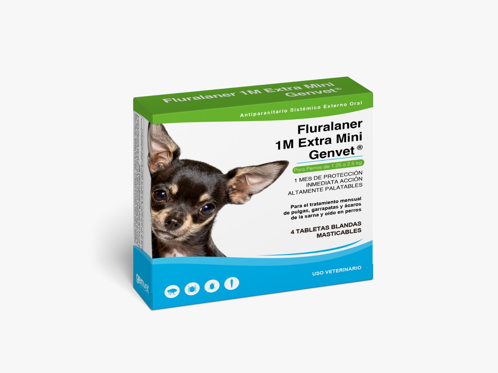 FLURALANER 1M-3M EXTRA MINI GENVET 1.25KG A 2.5KG