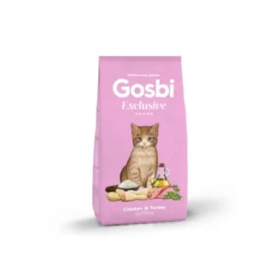 Comida Seca Para Gatos Gosbi Exclusive Chicken & Turkey Kitten