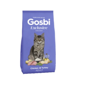 Comida Seca Para Gatos Gosbi Exclusive Chicken & Turkey Adult