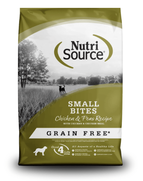 NUTRISOURCE ® CANINE ADULT CHICKEN SMALL BITES GRAIN FREE 1.8kg