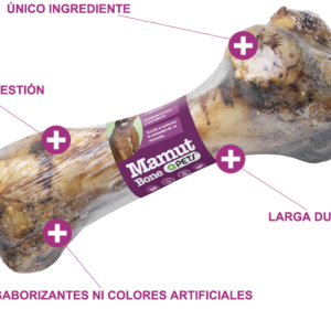 Hueso De Cerdo Mamut XXL Natural Perro Mas Q Pets