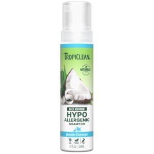 TropiClean Shampoo hipoalergénico para alergias y piel sensible |