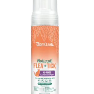 TROPICLEAN NATURAL FLEA + TICK WATERLESS SHAMPOO FOR CATS